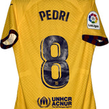 #8 Pedri - FC Barcelona 22/23, | MATCH ISSUED | 4. Trøje *M