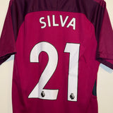 #21 David Silva - Manchester City 17/18, 2. Trøje *M