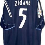 #5 Zinedine Zidane - Real Madrid 05/06, 2. Trøje *XL