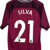 #21 David Silva - Manchester City 17/18, 2. Trøje *M