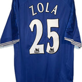 #25 Gianfranco Zola - Chelsea FC 99-01 *XL