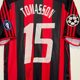 #15 Jon Dahl Tomasson - AC Milan, |SIGNERET| *XL
