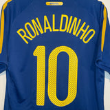#10 Ronaldinho - Brasilien 2010, 2. Trøje *XL