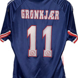 #11 Jesper Grønkjær - Ajax Amsterdam 99/00, 2. Trøje *S