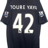 #42 Yaya Touré - Manchester City 10-12, 2. Trøje *XL